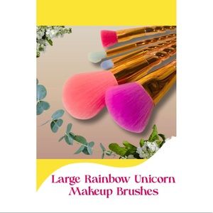 Unicorn Rainbow Makeup brushes